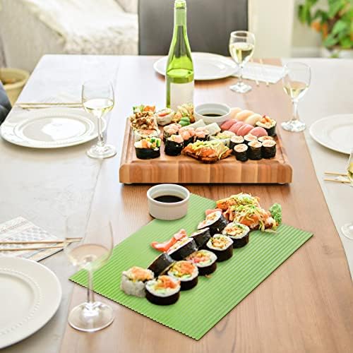 3 komada kuhinja Sushi Rolling mat non štap suši izrada kompleta japanske plastične suši valjalice domaće za kućnu kuhinju DIY SUSHI PLOČA MAT