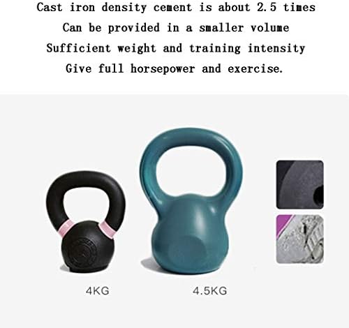 GDD bučice Kettlebells za domaćinstvo, Kettlebells sa premazanim peskom, oprema za kućni fitnes za žene, pogodna za vežbanje, potrepštine za fitnes 4 Kg, 12 kg, 16 kg