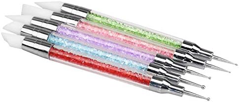 5 kom silikonske četke za Dotting olovke dual-end Sculpture Pen Set sa kristalnim rezbarenje