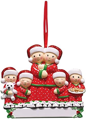 Personalizirani obiteljski božićni ukras Xmas Tree Bauble Decoration OrnamentFamily božićni vijenac