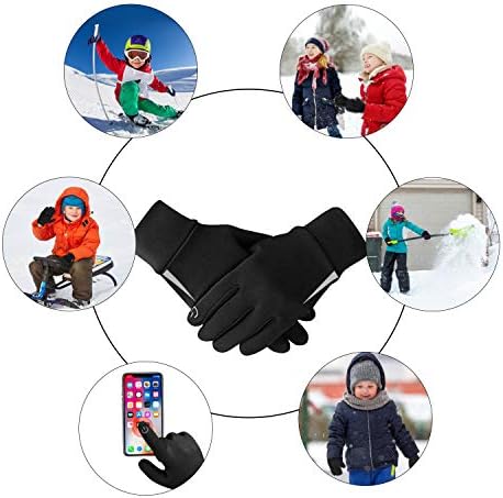 YukiniYa Kids zimske rukavice otporan na vodu sa ekranom osetljivim na dodir topla meka podstava rukavice