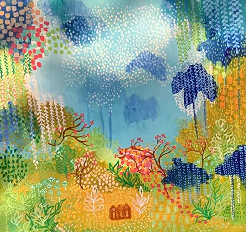 BBRATS očarani šumski akril na platnu originalna ručno izrađena Zidna dekoracija Doma