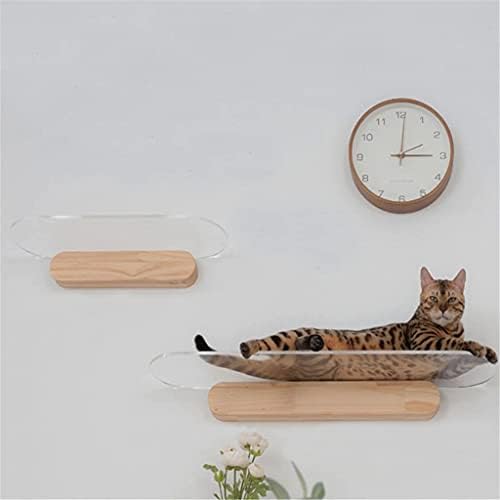SCDZS akrilne mačke skačeći na zidnim mačaima na zid-montirane mačke platformske kuće Diy mačke stablo igračke mačke na namještaju za kućne ljubimce