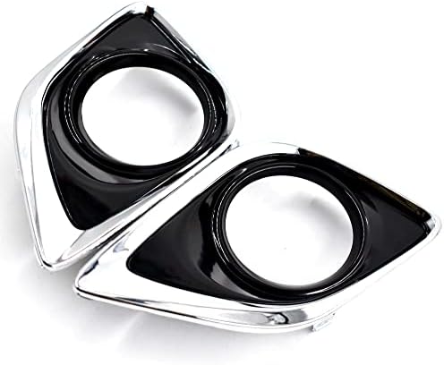 SixBuys novi par Fog Light Lamp Branik Covers Insert RH LH za Toyota Venza 2013- Black Fog Light