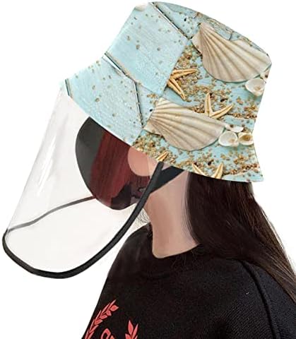 Zaštitni šešir za odrasle sa štitnikom za lice, ribarsko šešir protiv sunčeve kape, morske životinje