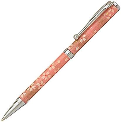 Mino Washy Ball Point olovka  Sakura / Pink】 PMW1553-PI Yuzen uzorak izrađen u Japanu