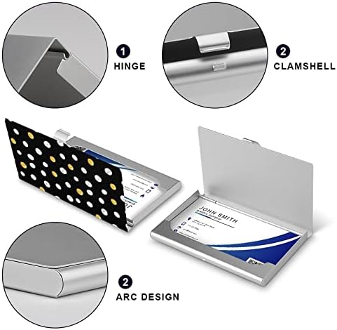 Akvarel zlatne bijele tačke držač poslovne lične karte Silm Case profesionalni džep za Organizator