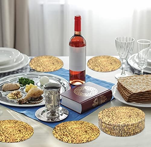 100 Pasheover Matzoh ručak salvete za jednokratnu upotrebu salvete rustikalni smeđi ručak u obliku ručka za noćni noćni židovci Jevrejski jevrejski jedinstvo večera za večeru za pribor za večeru ukrasi