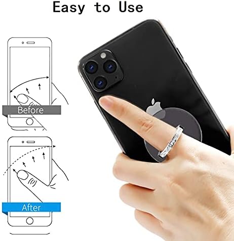 Stalak za Držač prstena za mobilni telefon, prozirni Držač prstena za Prstenjak za telefon za 360° Držač prstena