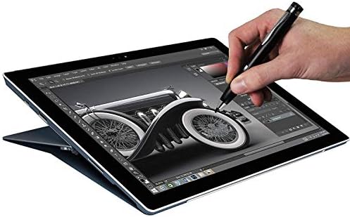 Bronel Black Mini fine tačke digitalne aktivne olovke kompatibilno sa ASUS VIVOBook 15 X512FA 15,6 inča |