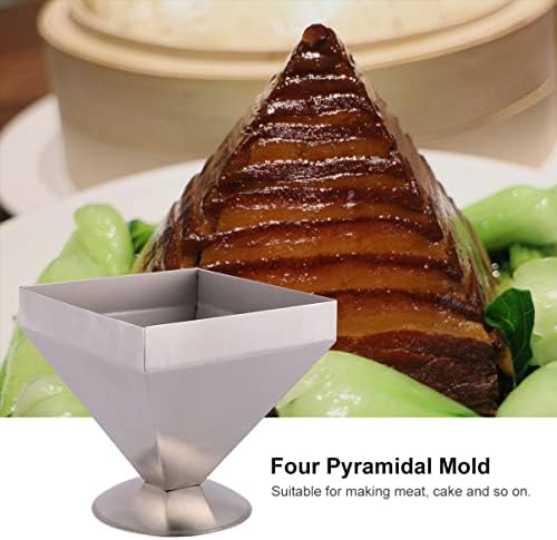 Anoily rezin šablone za torte Kuhanje piramidalnog kalupa za meso: hladno posuđe kalup meso geometrijska