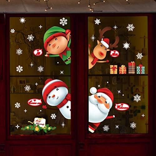 Zidni ljepljivi ukras stakleni božićni prozori Naljepnice za samo zidne naljepnice naljepnice za djecu