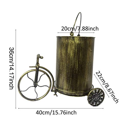 Vandorsko smeće može retro metalo smeće može ukras kućna kašika za smeće od kovanog gvožđa i barel bar