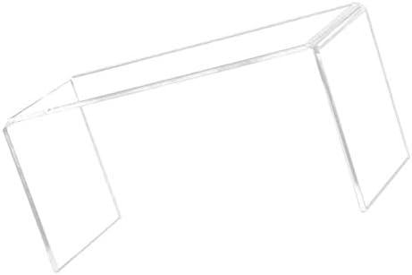 COHEALI 3kom akrilni podizači za prikaz prozirne cipele stalak za ladicu kvadratni akrilni podizač za desertni
