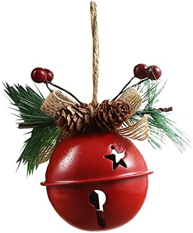 Holiday Vise Metal Božićni Bells Jingle Otvoreni ukrasni zvona Božićni ukras ukras i visi uskrsni minijature