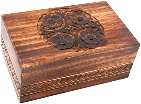 Kremacija urne za pepeo i odraslu osobu sa prekrasnim originalnim drvetom | Ručno izrađena velika drvena