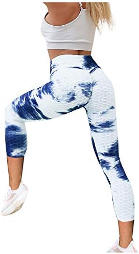 Muškarci Yoga Hlače Labavi visoki mjehurići Hip Hlače Ženska vježbanje Tie-Dye Yoga Prozračna dizanje