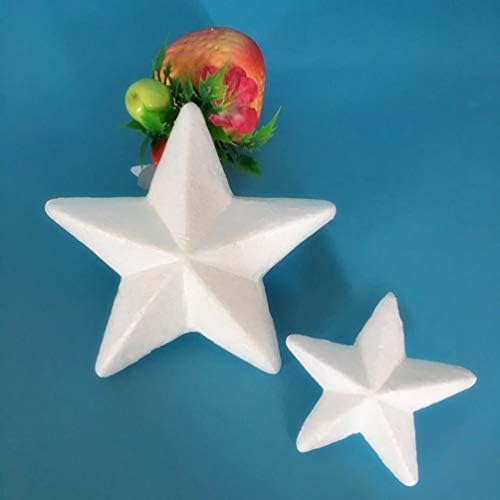 KESYOO 10pcs 20cm pjena Star Stiropoam polistiren pentagramme Oblici modeliranje Diy Craft pjene ukrasi za božićni dekor cvjetni aranžmani