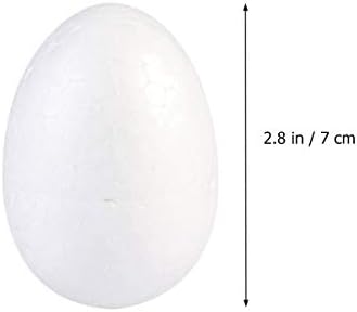 Valiclud Dječje igračke 30 komada Božićne DIY zanate Bijela pjena DIY Uskršnja jaja ručno rađena jaja bijela modeliranje kuglice za jajenje za djecu Dječji dekor za obnavljanje jaja