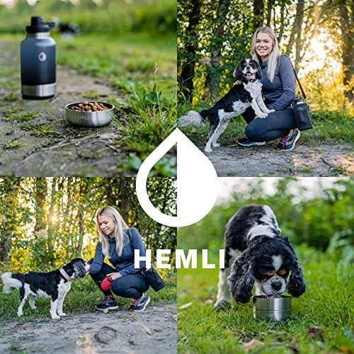 HEMLI 32 oz. Prenosiva boca vode za pse, boca vode za putovanja pasa, prenosiva posuda za vodu za pse, crijevo