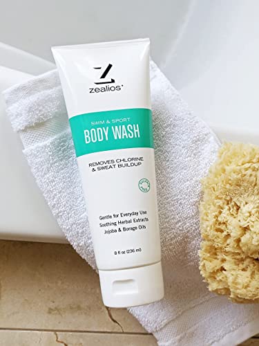 Zealios Swim & Sports Shampoo hidratantna formula i klima uređaj i koža hidratantna praonica plivanja