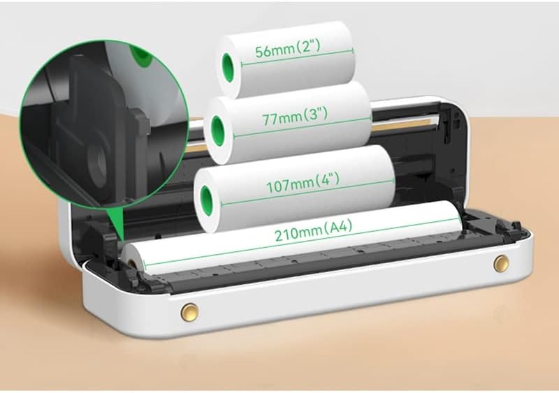 Liuyunqi papirnati pisač prijenosni USB termički prijenos Printer podržava mobilni pisač pametnih telefona