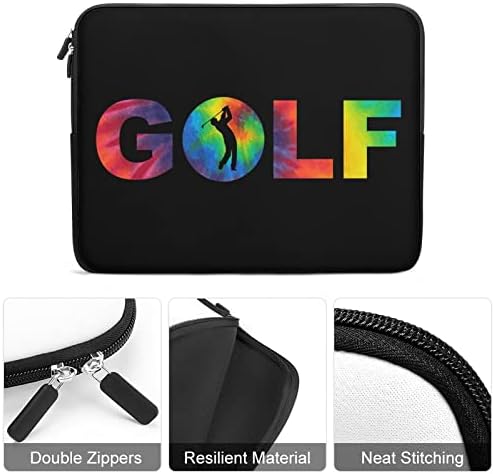 Tie dye Golf laptop rukava s rukavima za nošenje torbica Knjiga poklopca Zaštitna futrola uklapa 10 inča-17 inča