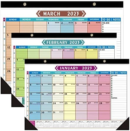 Veliki zidni kalendar, zidni kalendar 18 mjeseci, januar 2023. do 2024., veliki kalendar s gustim