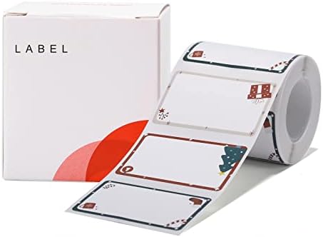 Label Maker Tape Božić Label Print papir kompatibilan za Niimbot B21, termo naljepnica papir 1.97 x 1.18