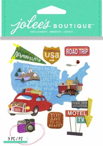 Jolee's Boutique dimenzionalne naljepnice, putovanje