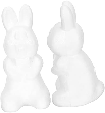 VeeMon 2pcs Bubble Bunny Foam zanat za životinje zečji model DIY FOAM BUNNY Slikarske lutke Bunny oblik ukrasni