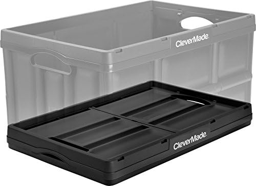 Clevermade Clevercreats 62 litara Skladište za skladištenje / spremnik za skladištenje / kontejner: Solid Wall Kompatibilna korpa / tote, crna