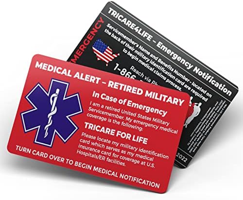 Američka penzionisana vojna medicinska kartica-samo servis - kontakt informacije hitne medicinske pomoći