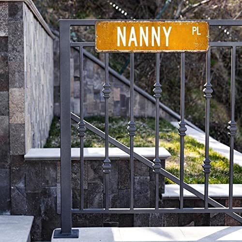 Nanny potpisao je nanny metal znak dar poklon vintage dekor smiješan porijeklom uličnog znaka