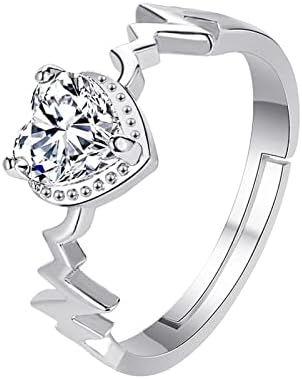 2023 Novi bijeli lično prst cirkon ring modne ljubavne cirkonske prstene za srce prsten modni prsten
