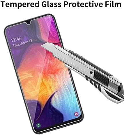 [4 Pack] Icsapr staklo zaštitnik ekrana kompatibilan za Samsung Galaxy A50 [9h tvrdoća] - HD ekran kaljeno staklo, otporno na ogrebotine ,jednostavna instalacija [Case Friendly] [Bubble Free]2.5 D Edge [zaštita od udara]