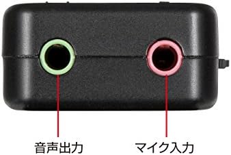 Sanwa opskrbljuju USB audio pretvarač adapter 3,5 mm stereo mini utikač na USB A MM-ADUSB3