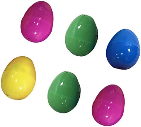 Aboofan 6pcs ispunjena istočna jaja igračke iznenađenje jaja Uskršnji bomboni Košarica Uskršnja jaja Hunt za rođendane Kids party Favority Bags Pomiješani