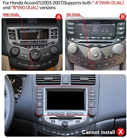 Android 11 Car Stereo 10,1 inčni dodirni ekran za Honda Accord 7. 2003 2004 2005 2006 2007, bežični