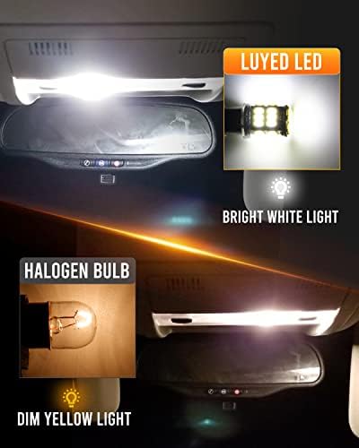 Luyed 10 x Super Bright 3014 30-ex čipseti BA9 BA9S 53 57 1895 64111 LED žarulje koje se koriste za bočna vrata Ljubazno svjetlo Lampice Lampice, ksenonski bijeli