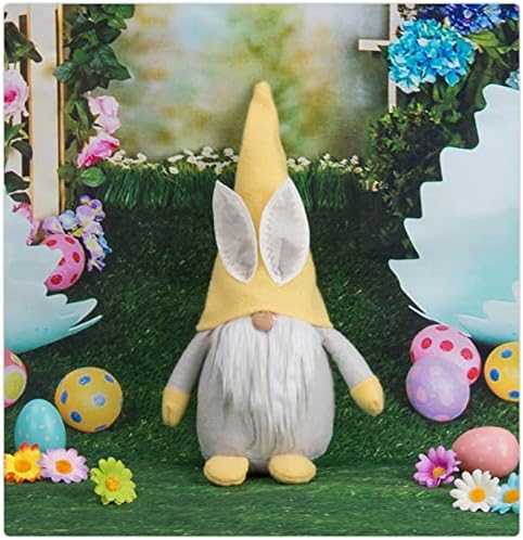 Jiumi Usches Gnomes Bunny Gnome Dwarf Seoska kuća Dekor ropne kratke ukrase proljetni Gnome Poklon za žene Djevojke