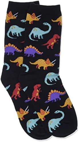 Hot Sox Boys ' Big Fun Animal Crew 1 par paket-Cool Casual novitet čarape za djecu, dinosaurusa, male /
