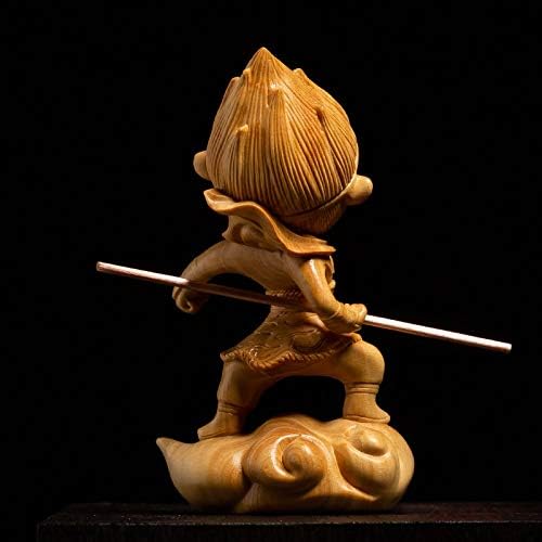 YZDSBD skulpture Skulpture Minijaturni Sun Wukong Somersault Cloud Monkey King Rezbarenje od