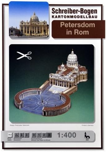 Schreiber-Bogen Bazilika svetog Petra u Rimu model karata