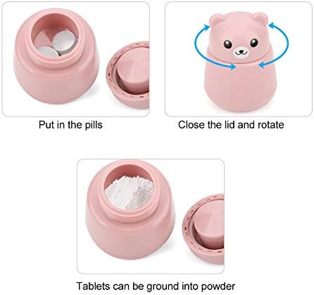 Mlin za drobljenje pilula, slatki uređaj za mlevenje tableta za bebe za životinje pogodan za decu, starije osobe
