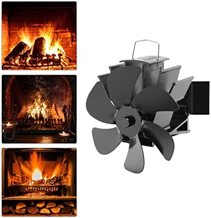 Uongfi ventilator za kamin sa toplotnim napajanjem Stezaljka ventilatora peći tip 6 lopatica 50-350°C efikasan ventilator za distribuciju toplote za ventilator toplote peći na drva