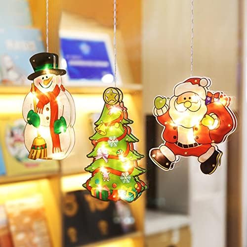 xinghaikuajing Božić dekorativna svjetla su upaljena Windows broj2:snjegović
