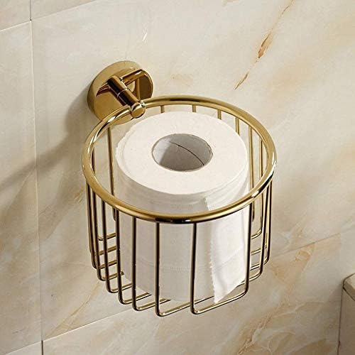 JYDQM metalna žica Samostojeći toaletni papir rola za skladištenje police za kupatilo pribor