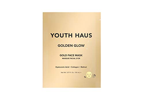 Koža teretana za mlade Haus Zlatna maska za lice 5 paketa