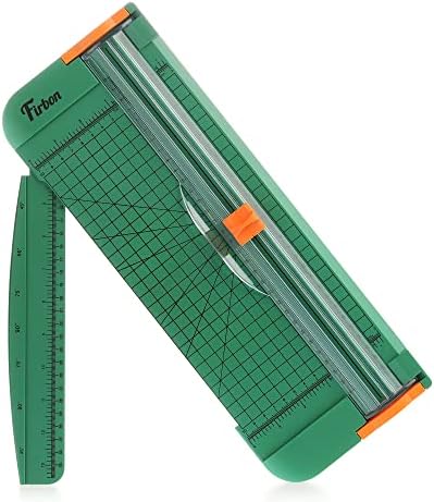 Green Green A4 Papir za rezač papira sa 5pcs Black Refill noževi, 12-inčni papirni trimer sa bočnim vladarom